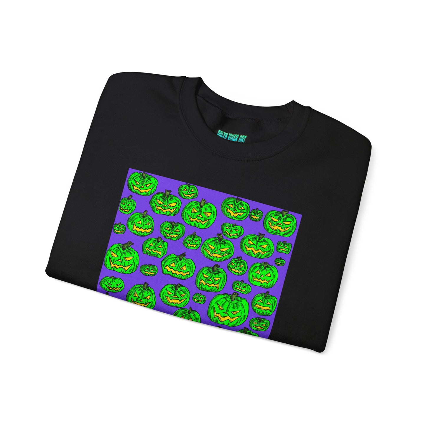 Halloween Pumpkin Crewneck Sweatshirt
