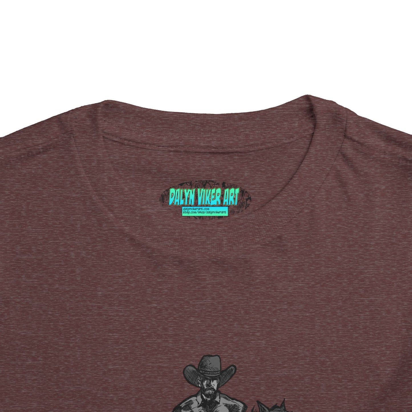 Toddler Western Cowboy Tee — Horseback Rider Graphic Shirt