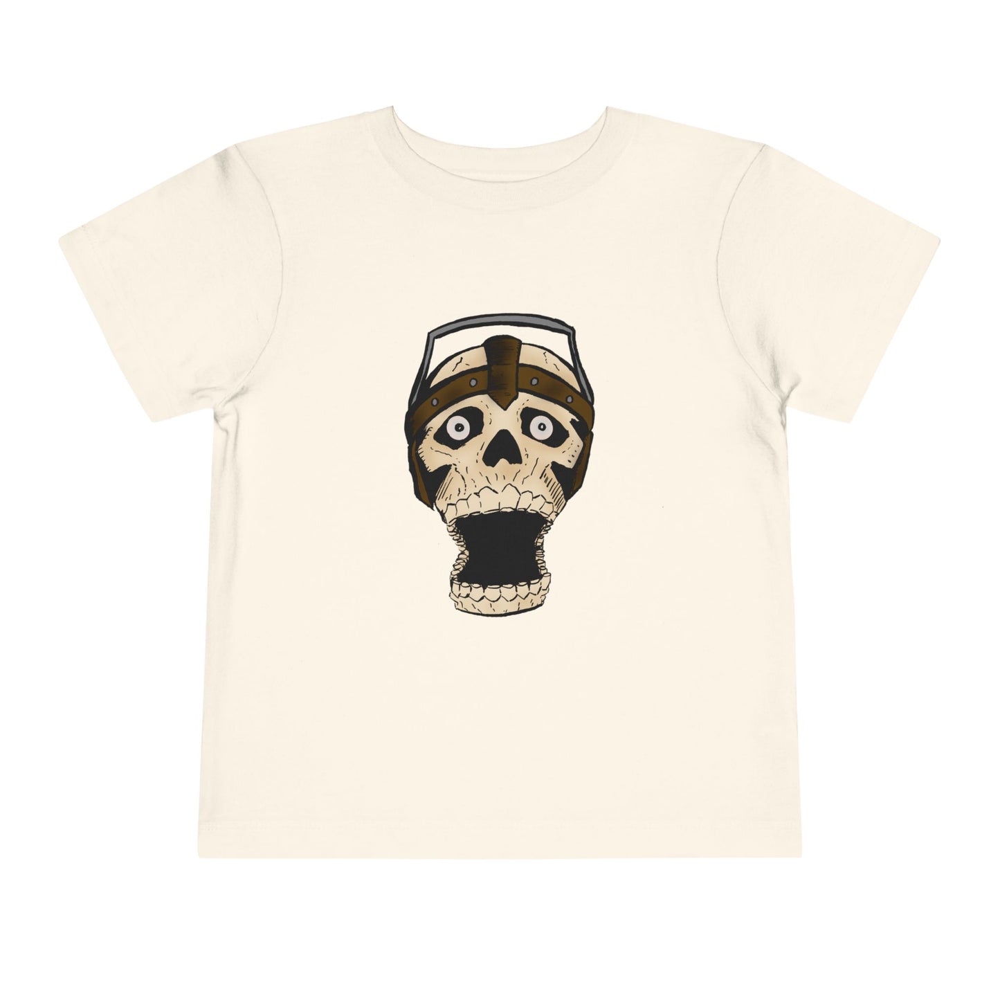 Toddler Tee — Playful Screaming Skull Graphic Kids' Shirt