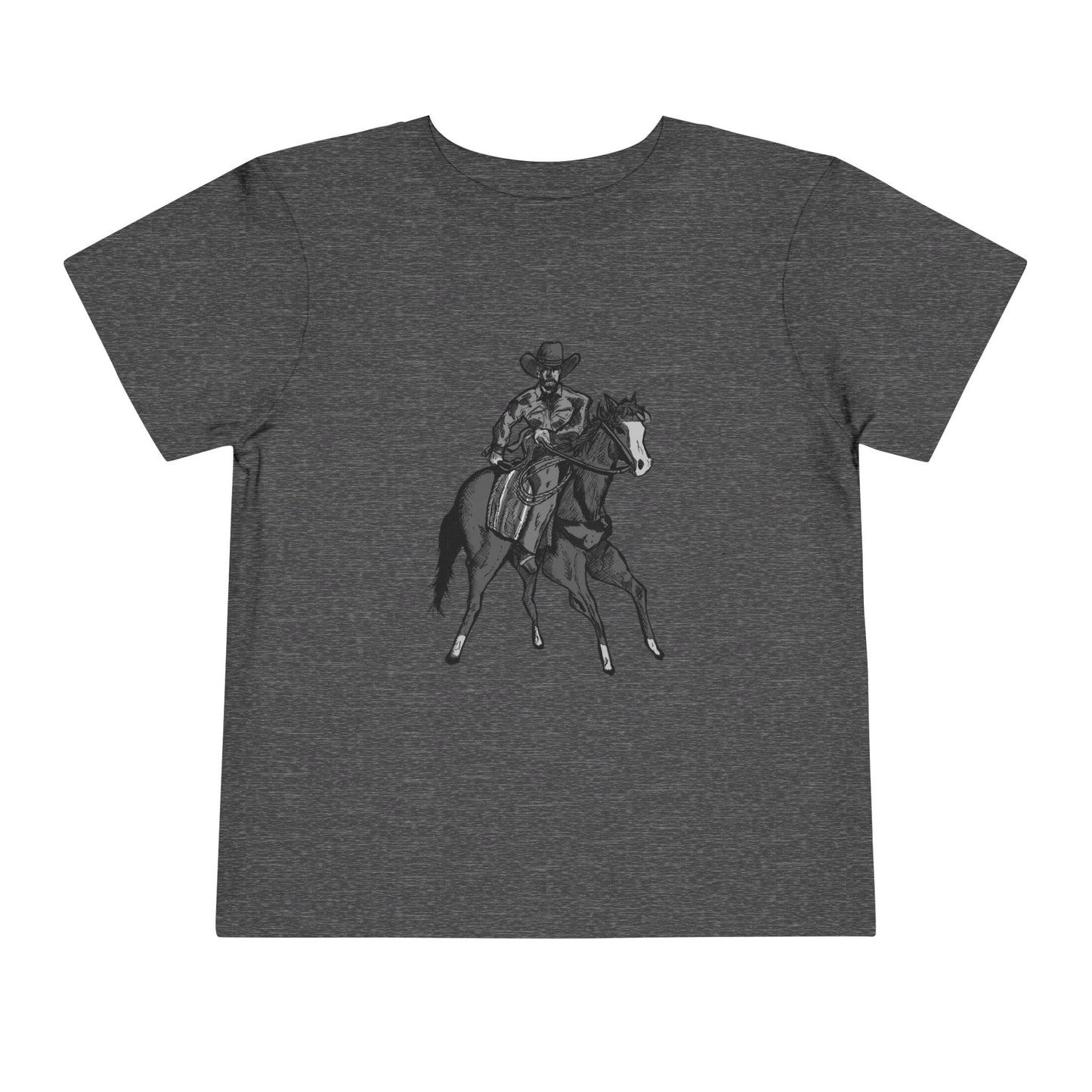Toddler Western Cowboy Tee — Horseback Rider Graphic Shirt
