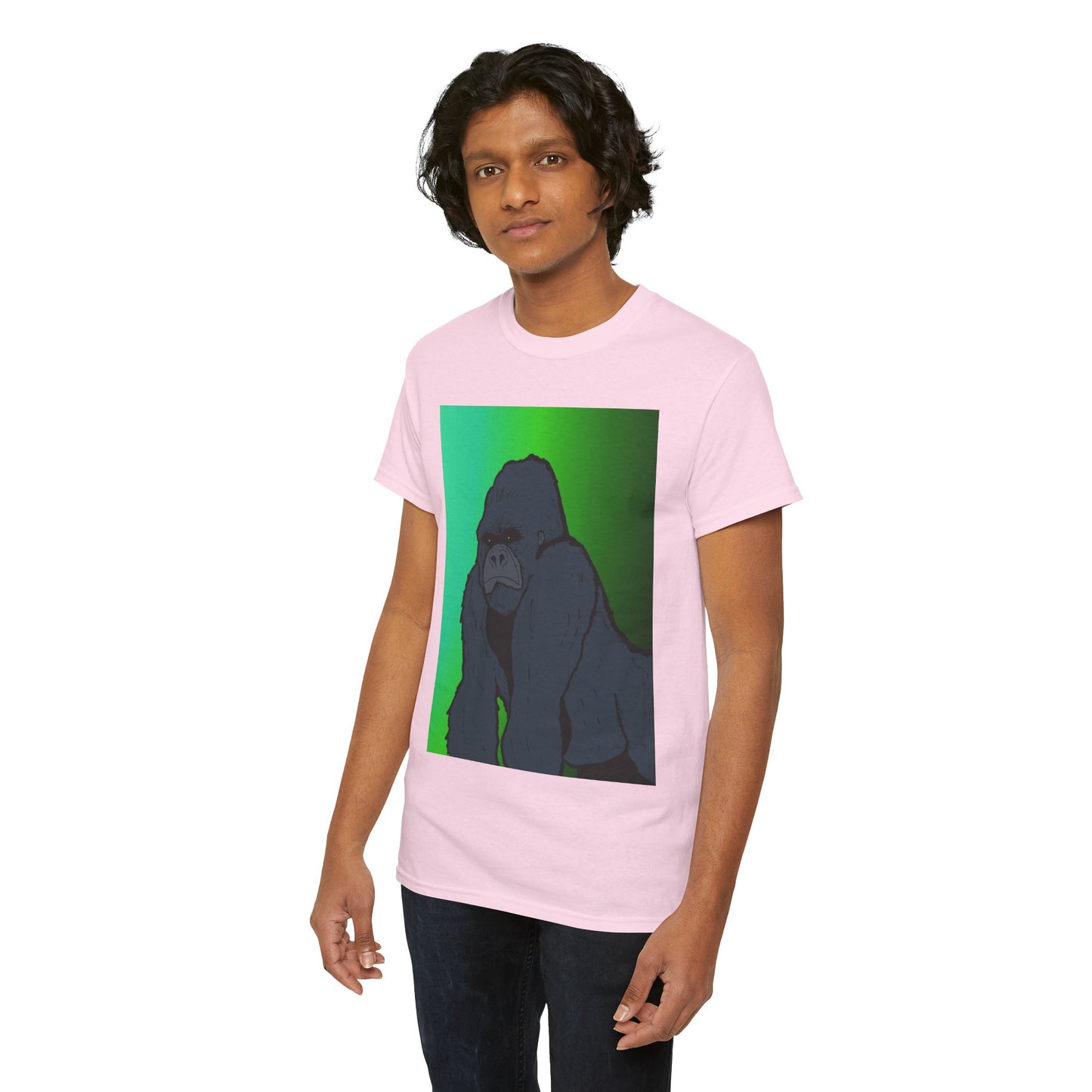 Gorilla Portrait Tee – Graphic Ape Illustration T-Shirt