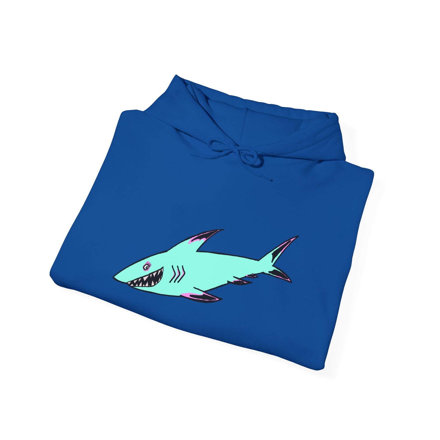 Shark Graphic Unisex Hoodie, Fun Casual Wear, Beach Lover's Gift, Relaxing Lounge Sweatshirt, Unique Gift for Any Occasion