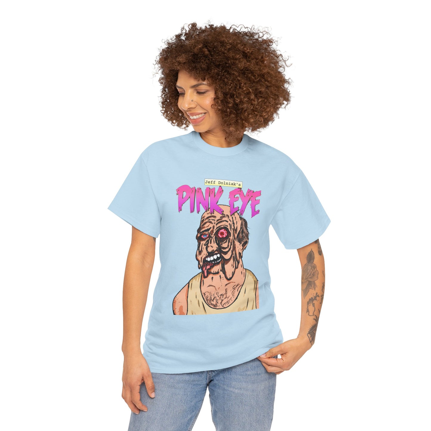 Pink Eye - Body Horror Illustration T-Shirt