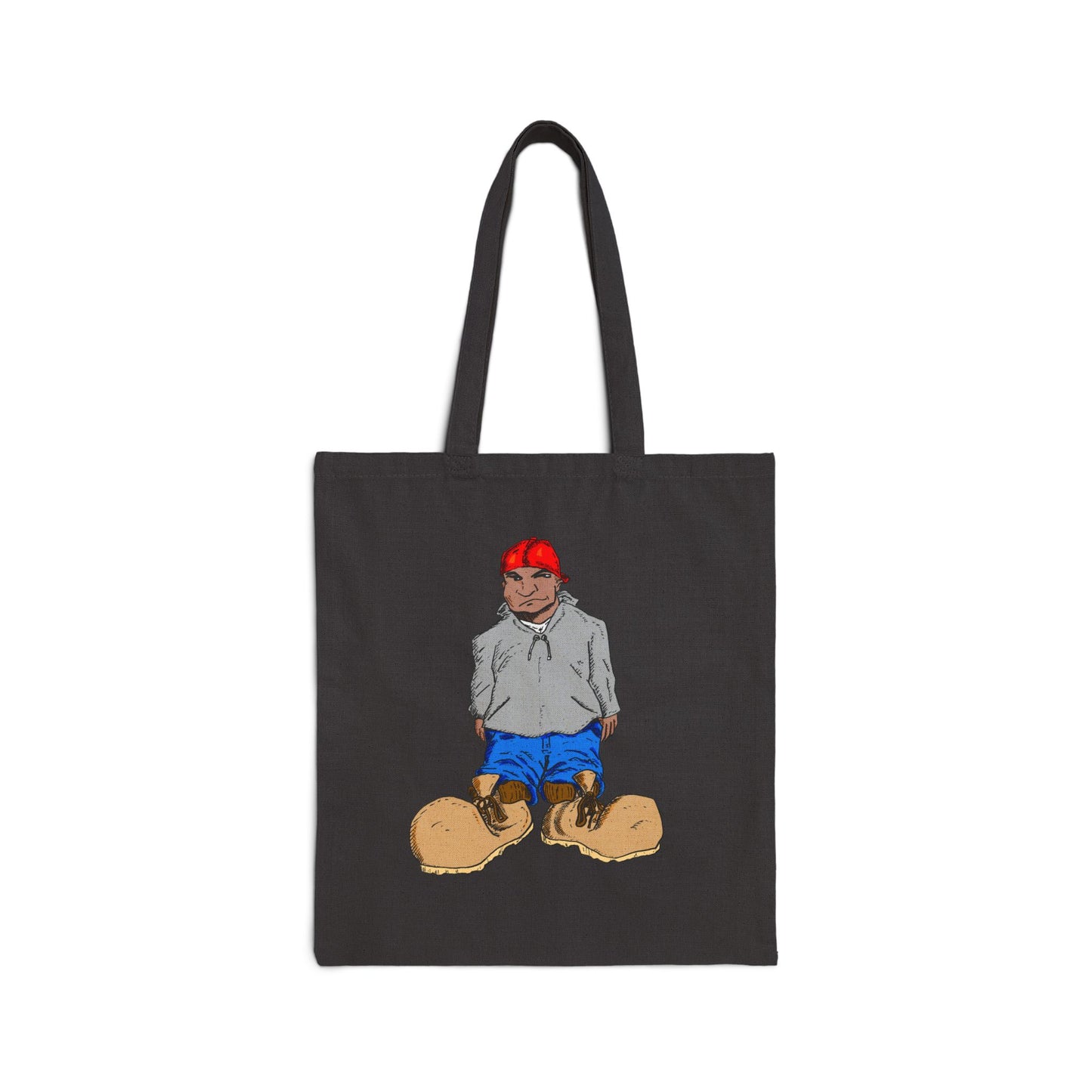 Original Character "Boots" Cotton Canvas Tote Bag