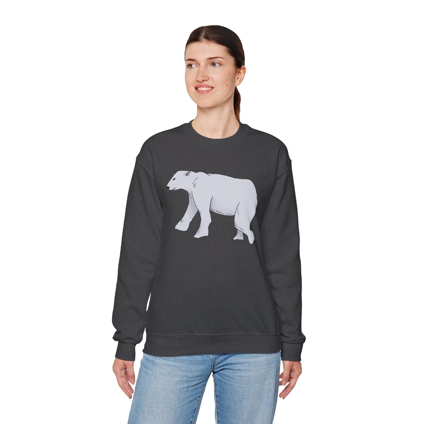 Cozy Polar Bear Crewneck Sweatshirt