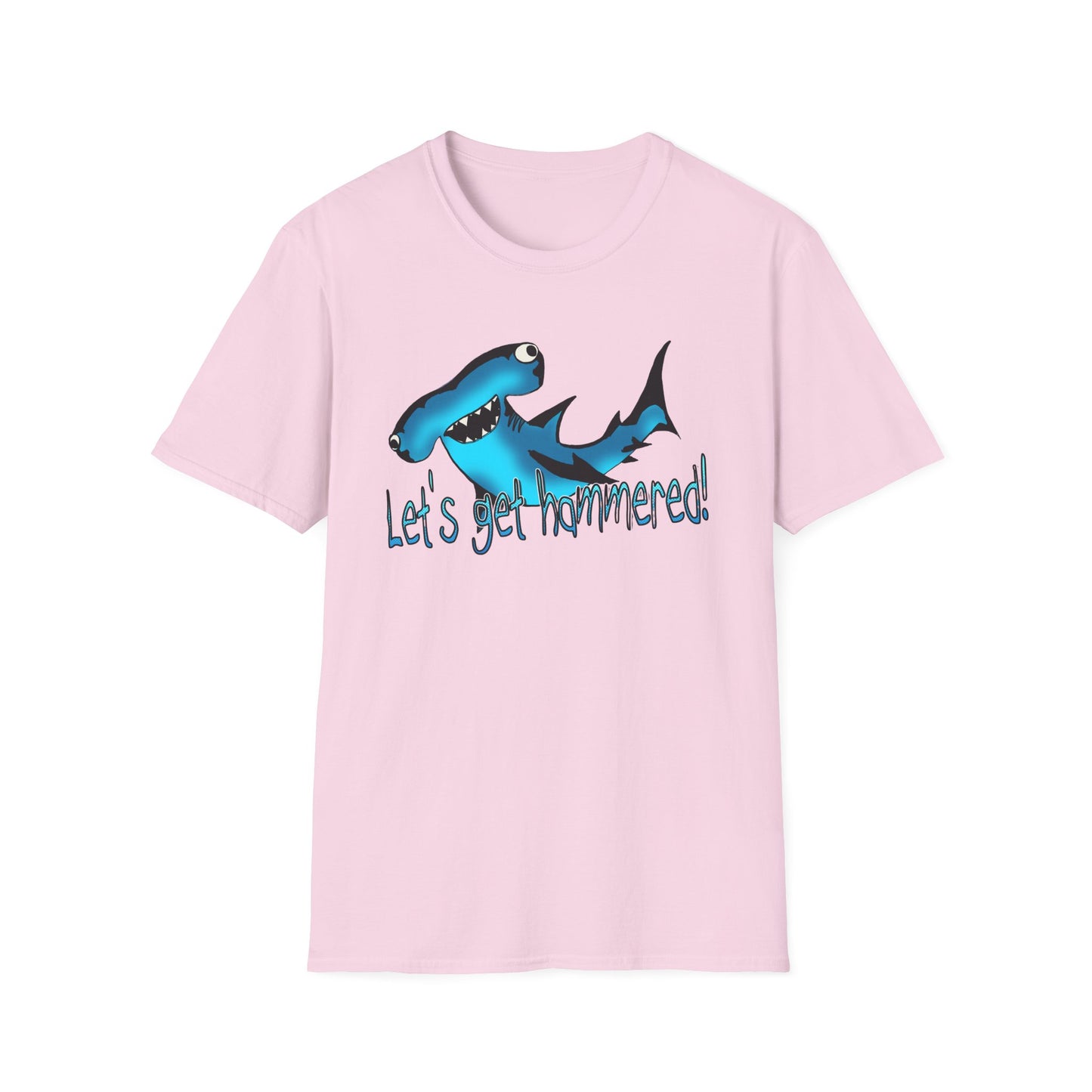 Hammered Shark Unisex T-Shirt – Let's Get Crunk Drinking Shirt