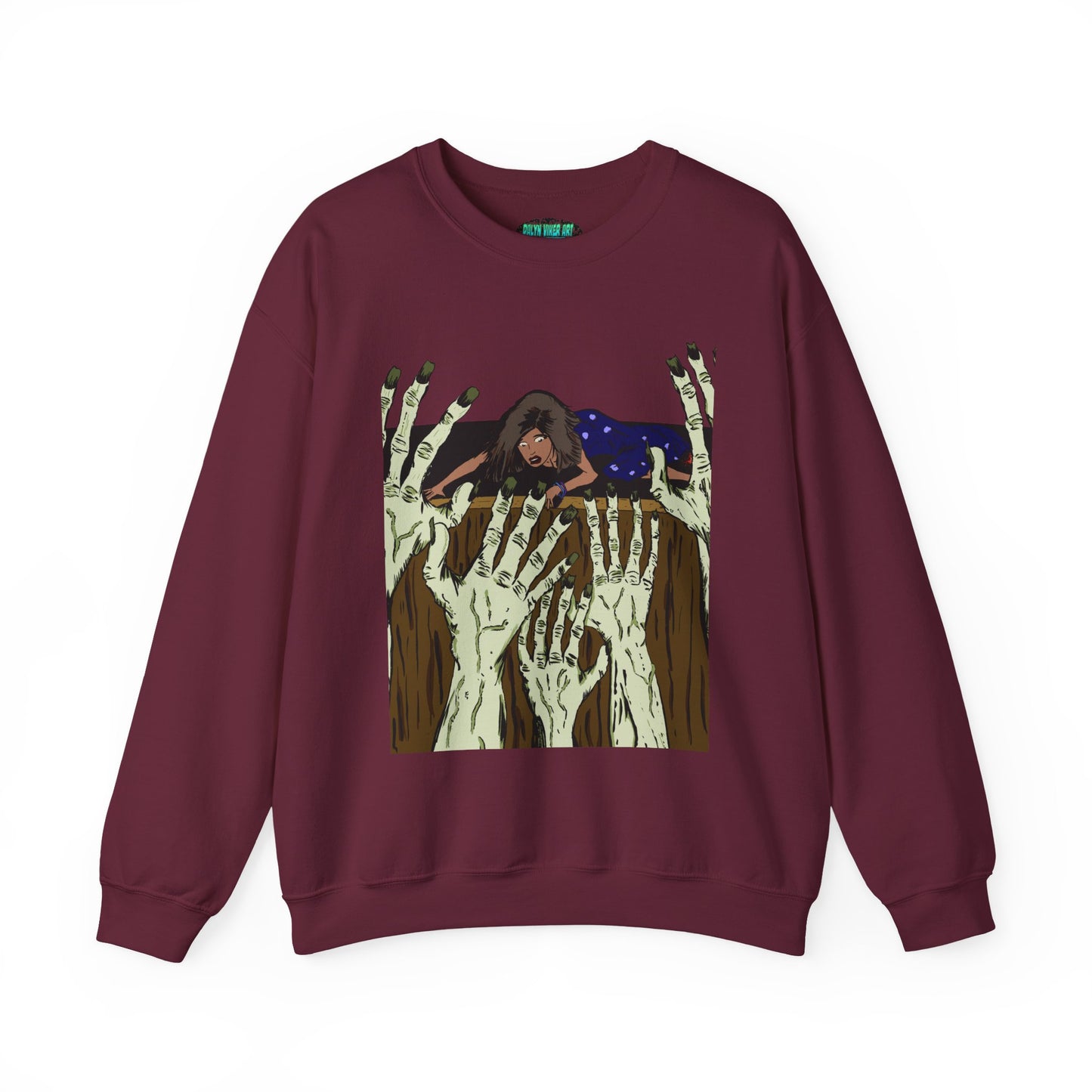 Haunting Hands Crewneck Sweatshirt - Unisex Heavy Blend™