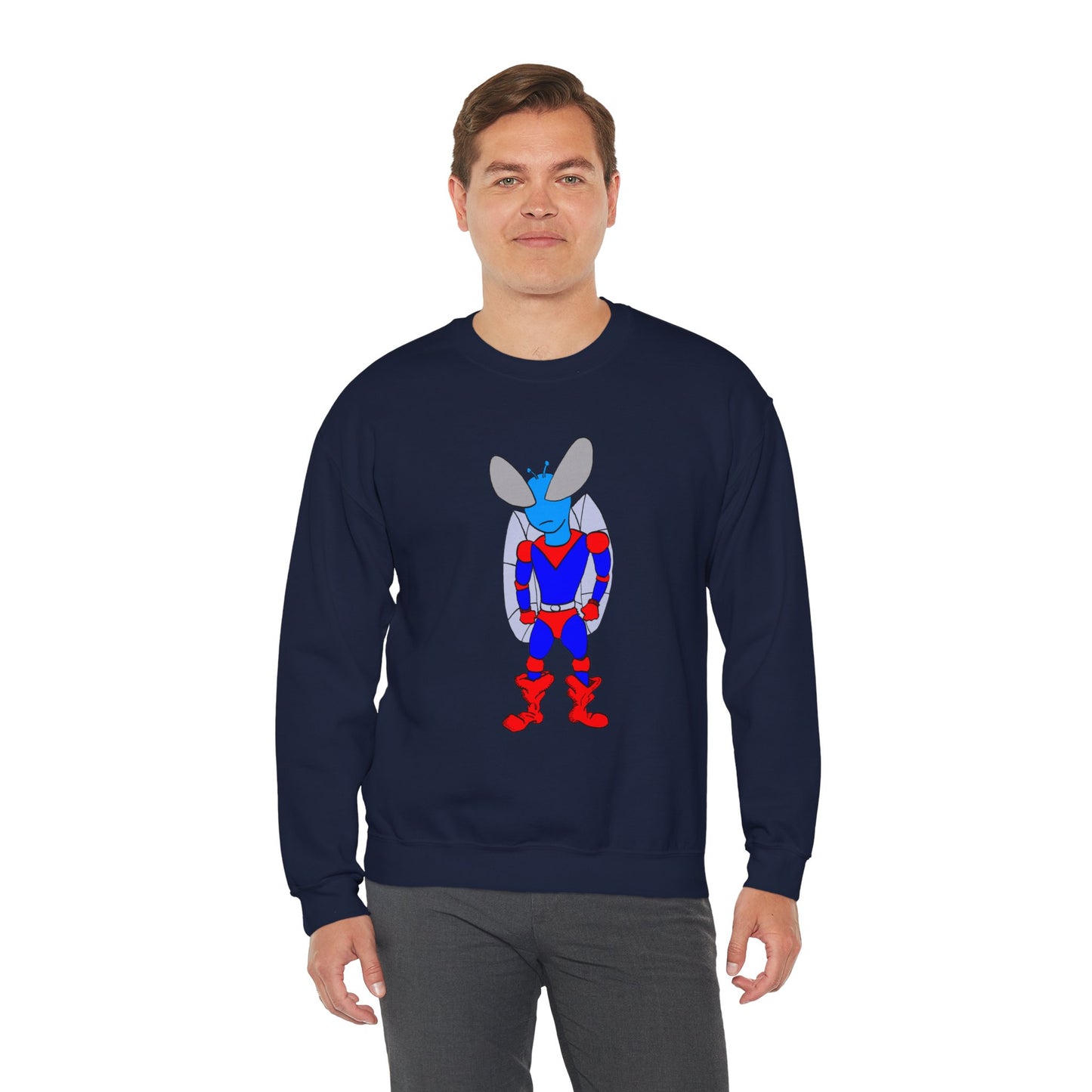 Superhero Agent 501 Unisex Heavy Blend™ Crewneck Sweatshirt