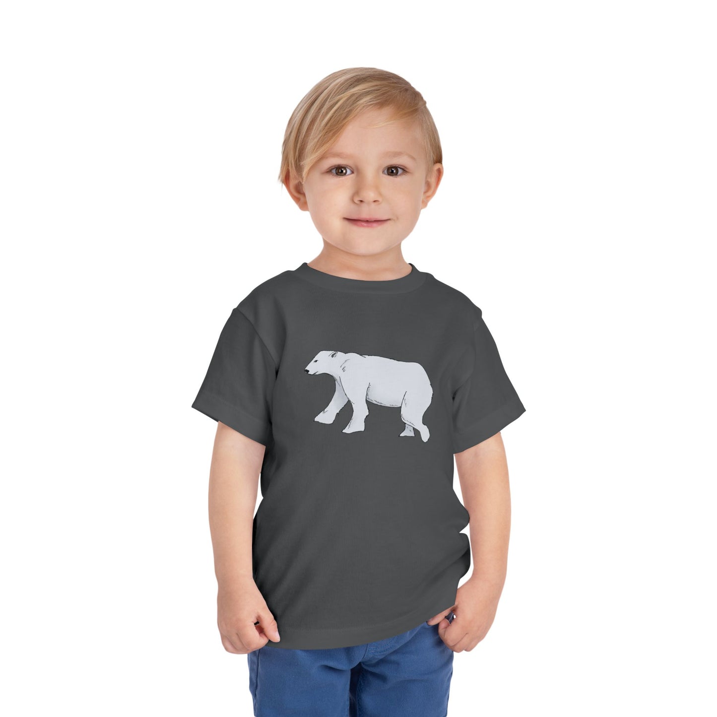 Polar Bear Toddler Tee — Cute Arctic Animal Shirt for Kids