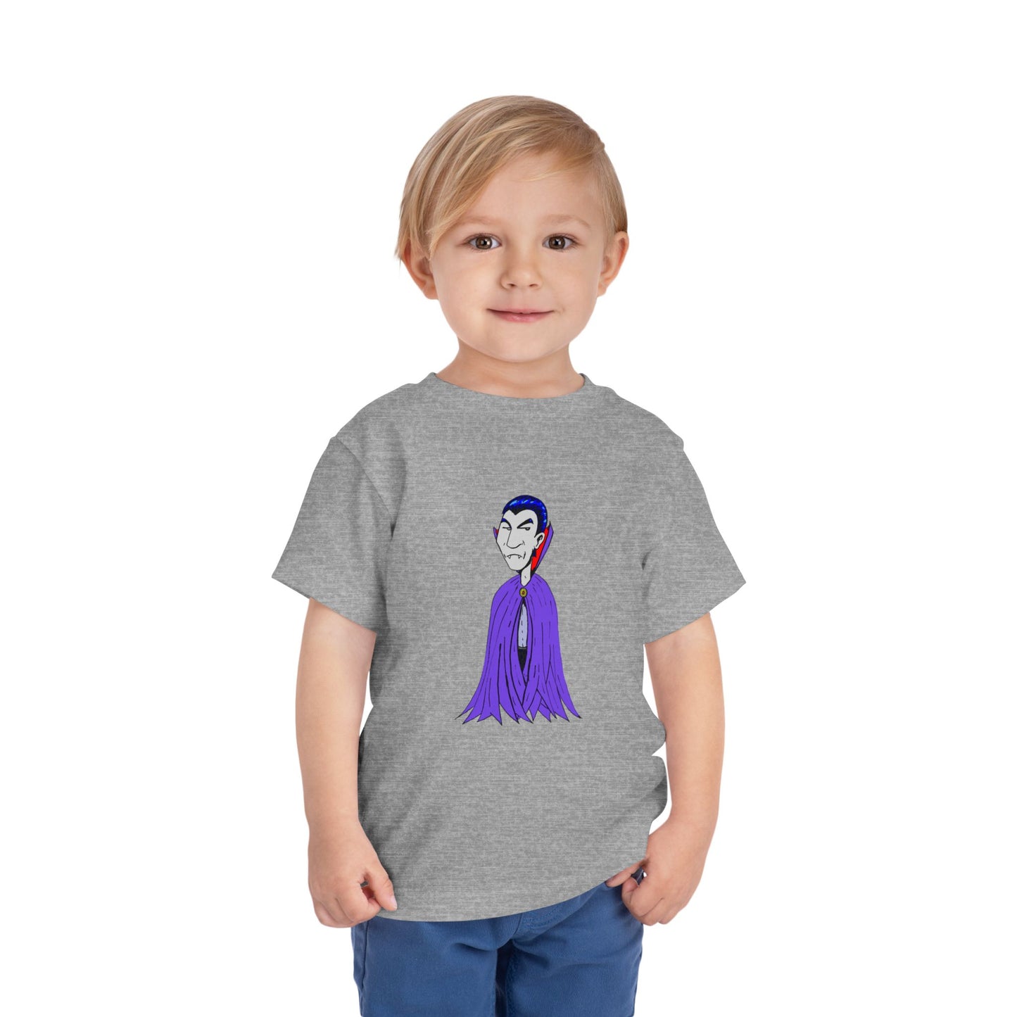 Toddler Tee — Cute Cartoon Vampire Graphic Shirt for Kids