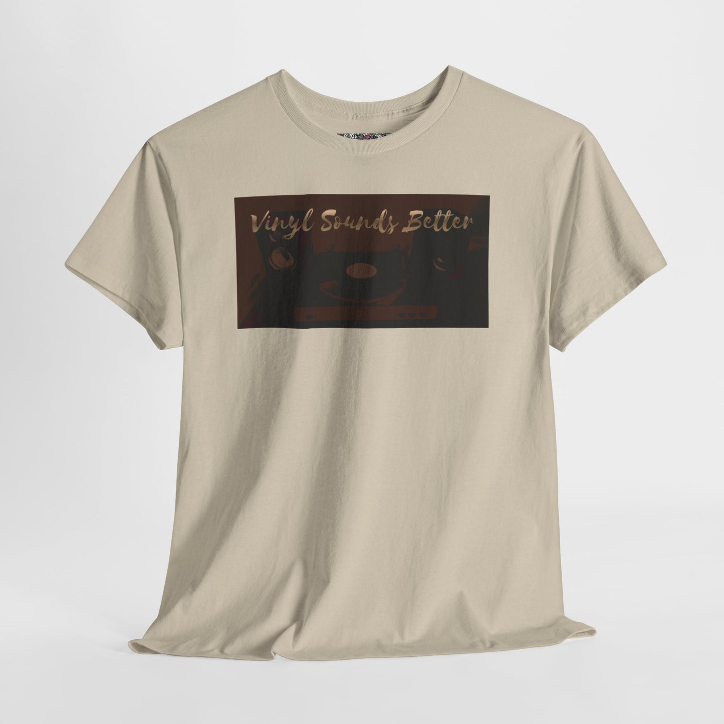 Vinyl Sounds Better T-Shirt — Retro Record Player Tee for Music Lovers