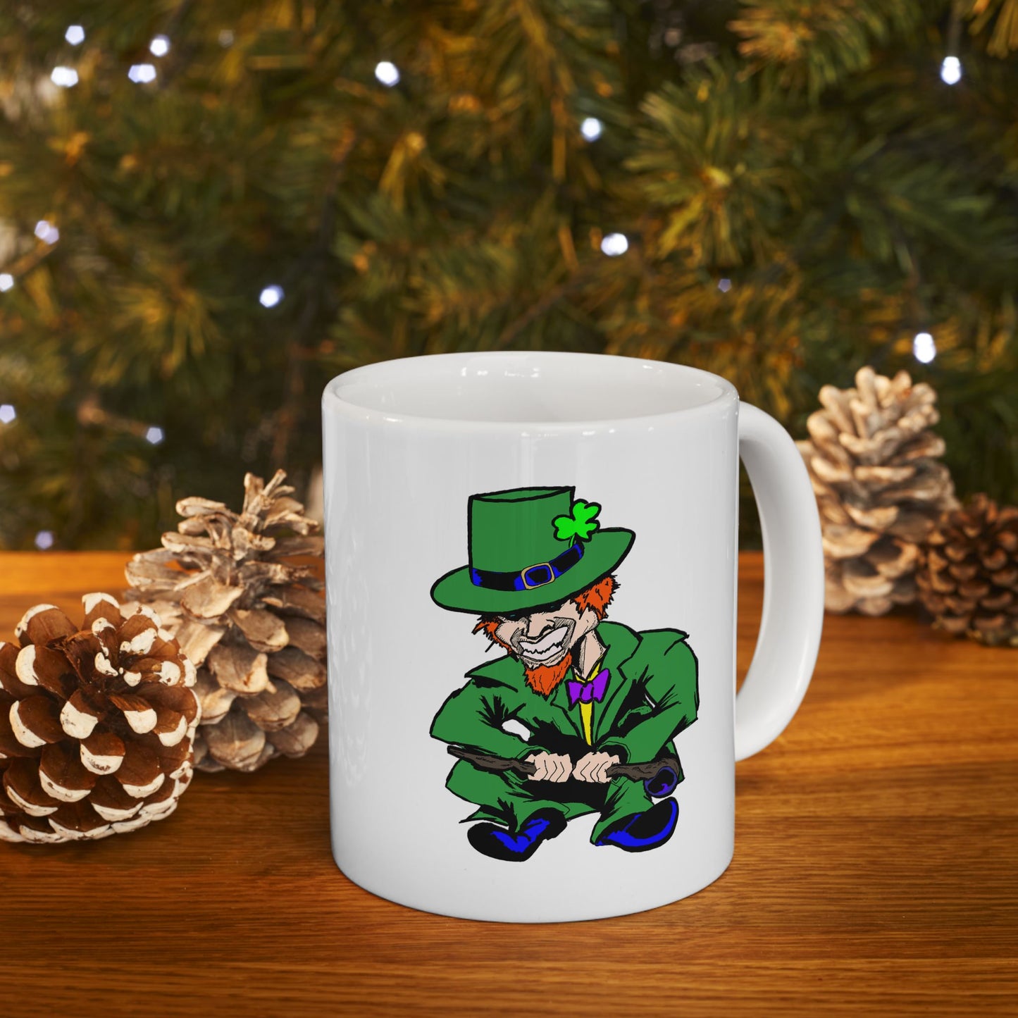 Lucky Leprechaun Ceramic Mug | St. Patrick's Day 11oz
