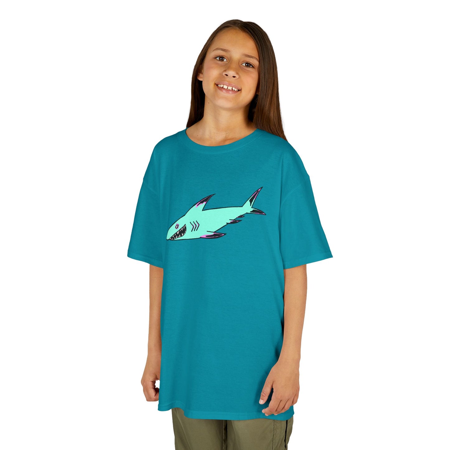 Cool Shark Kids Tee, Animal T-Shirt, Gifts for Boys, Summer Wear, Fun Graphic Tee, Birthday Gift
