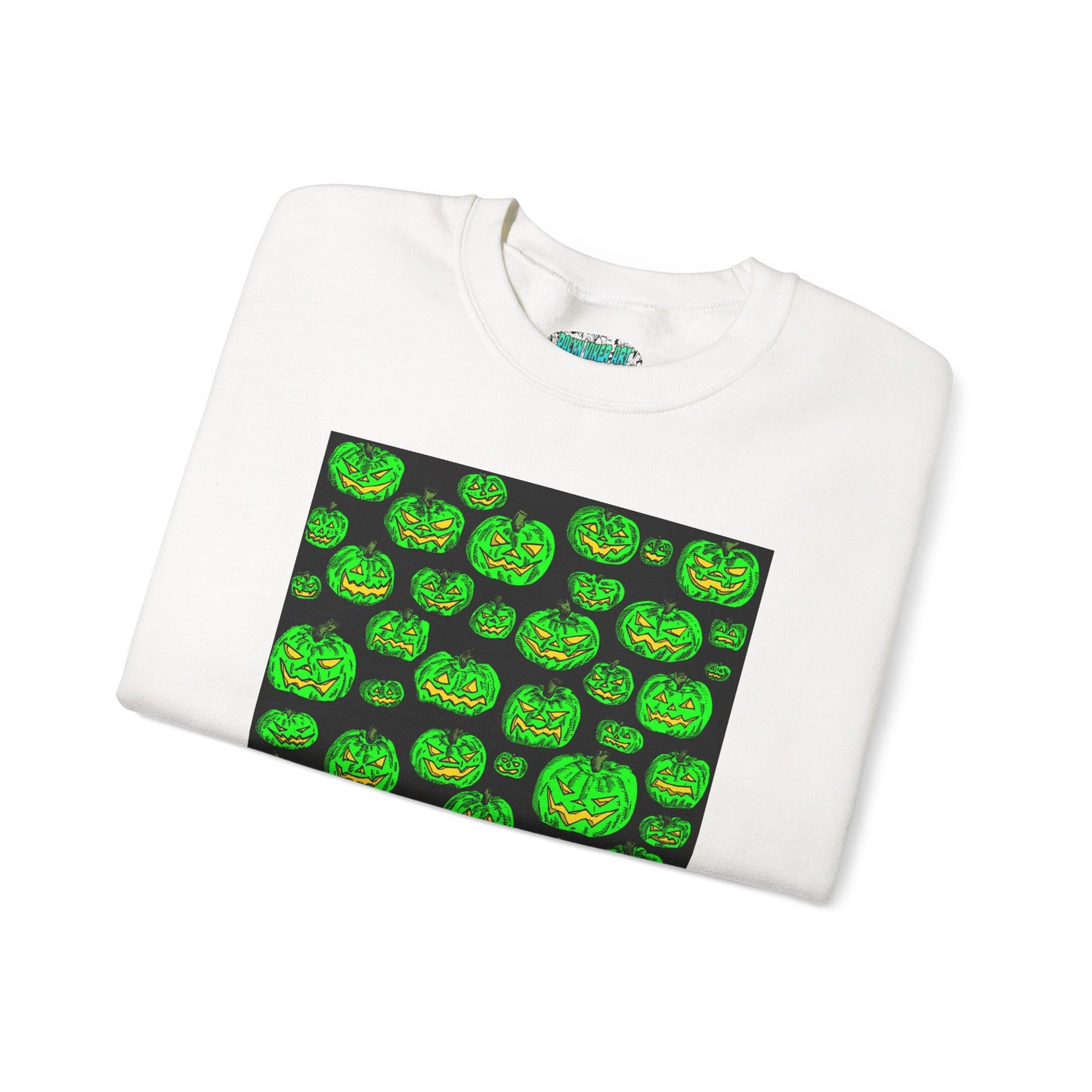 Halloween Pumpkin Crewneck Sweatshirt