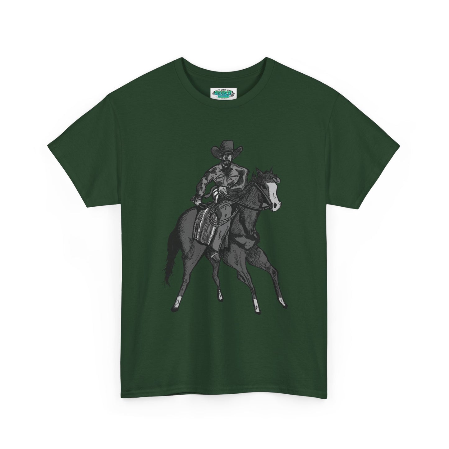 Cowboy on Horseback T‑Shirt — Vintage Western Rodeo Tee