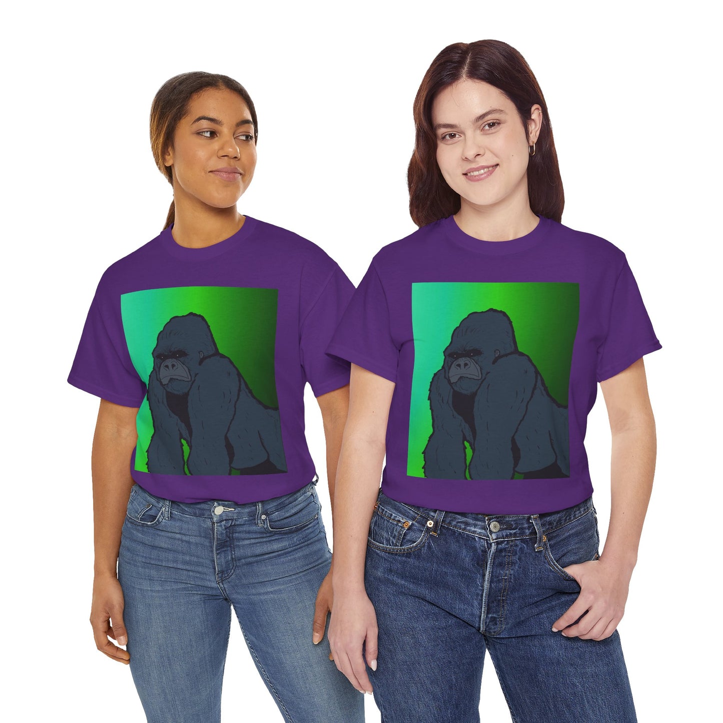 Gorilla Portrait Tee – Graphic Ape Illustration T-Shirt