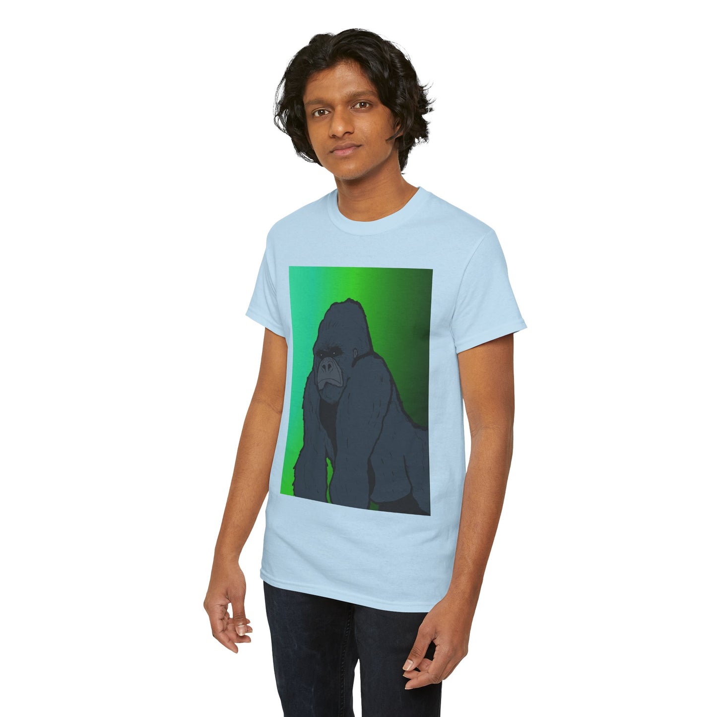 Gorilla Portrait Tee – Graphic Ape Illustration T-Shirt