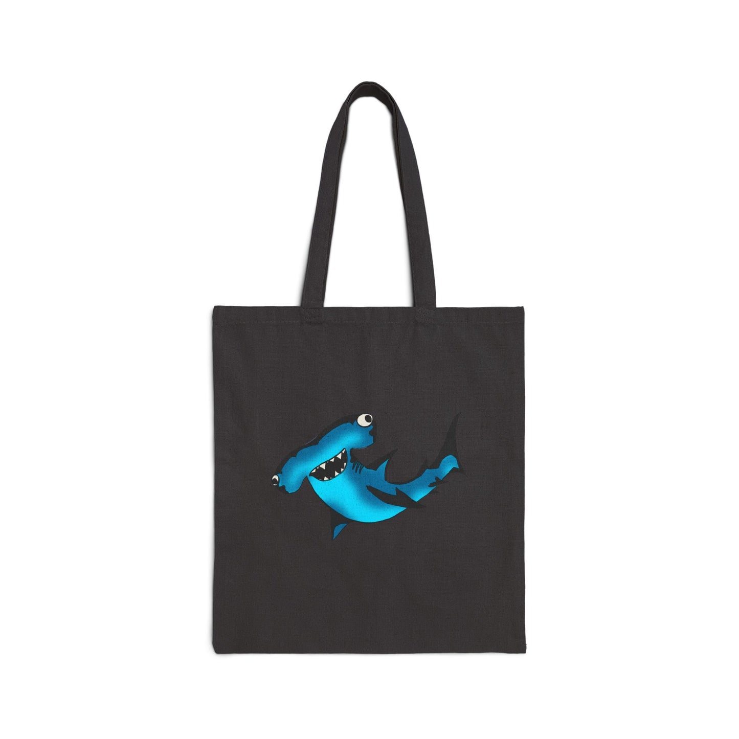 Harley Hammerhead Shark Canvas Tote Bag – Cute Ocean Animal Beach Market Bag