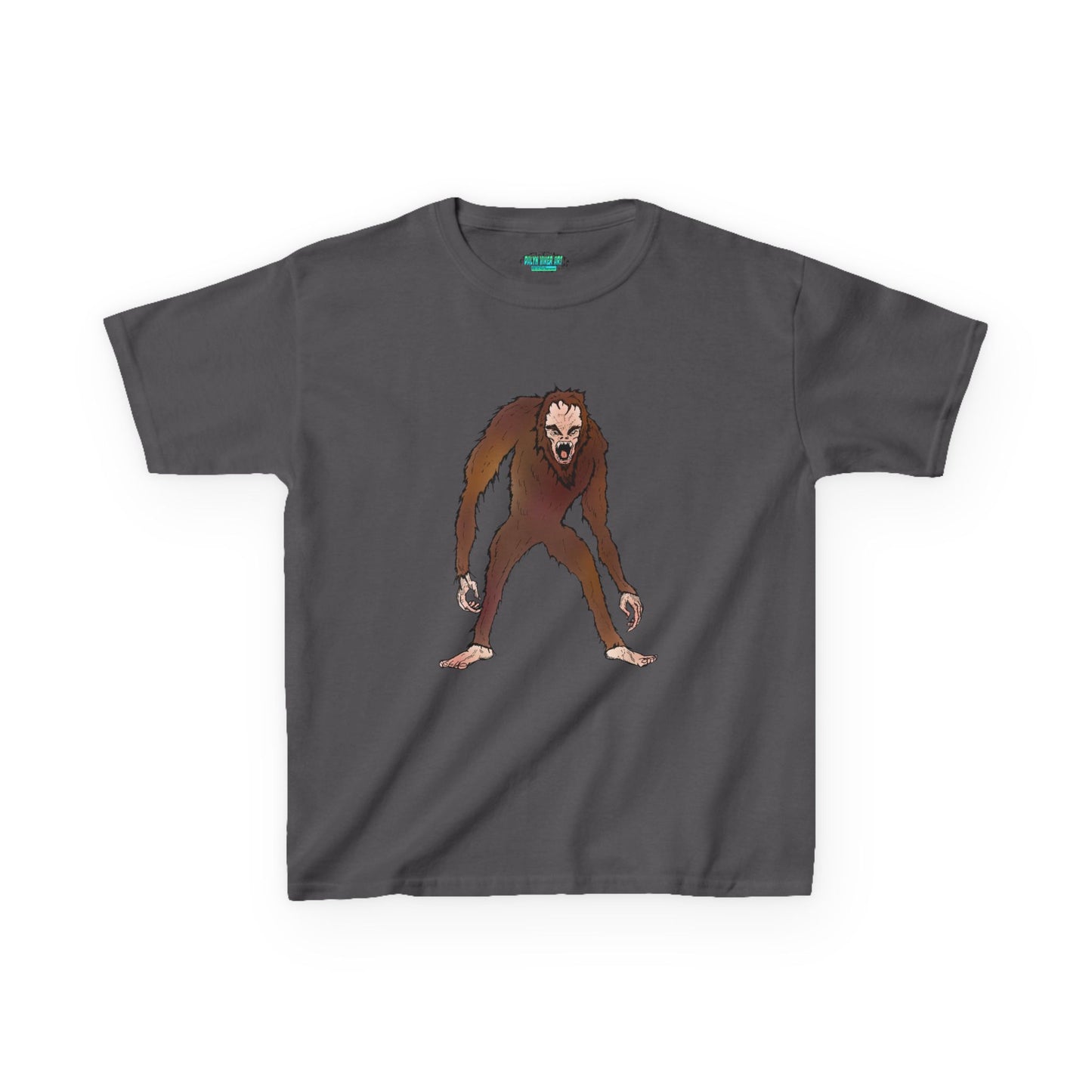 Kids Tee — Playful Sasquatch/Yeti Monster Graphic