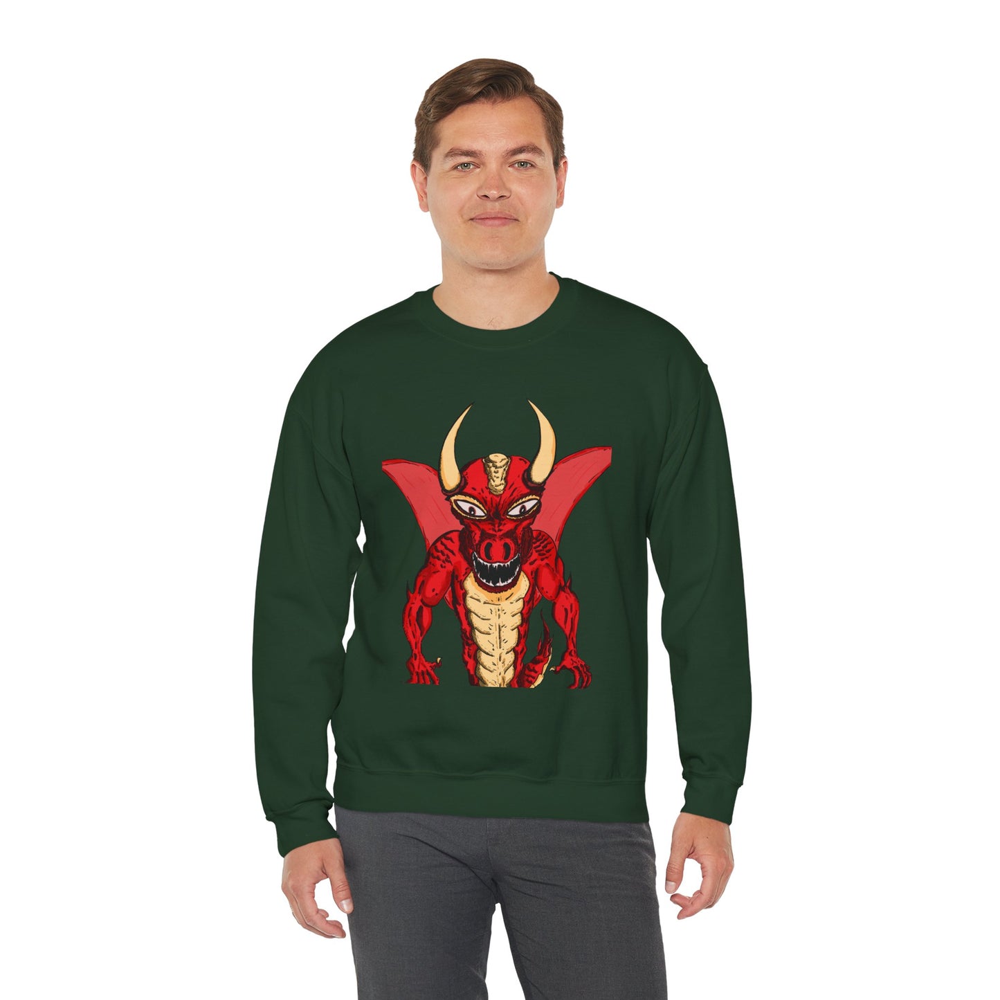 Fierce Dragon Unisex Crewneck Sweatshirt