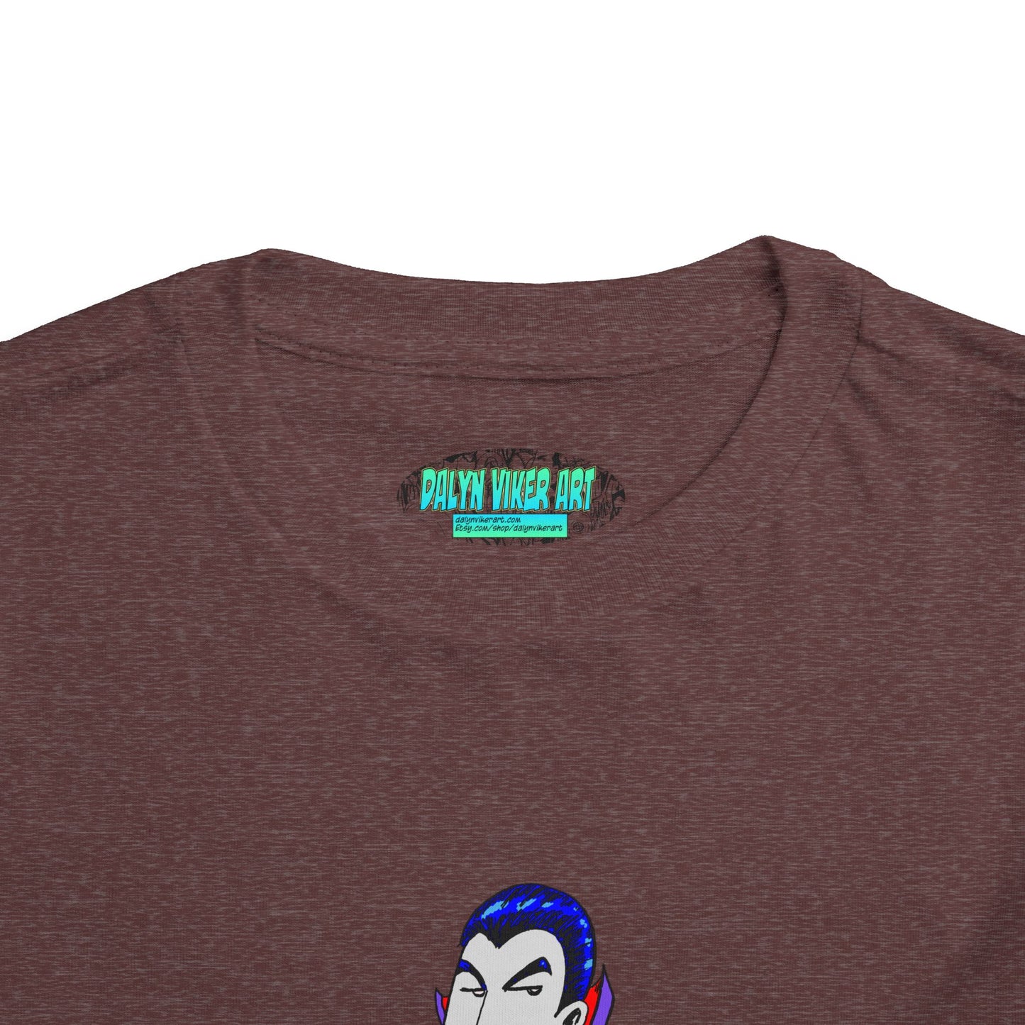 Toddler Tee — Cute Cartoon Vampire Graphic Shirt for Kids