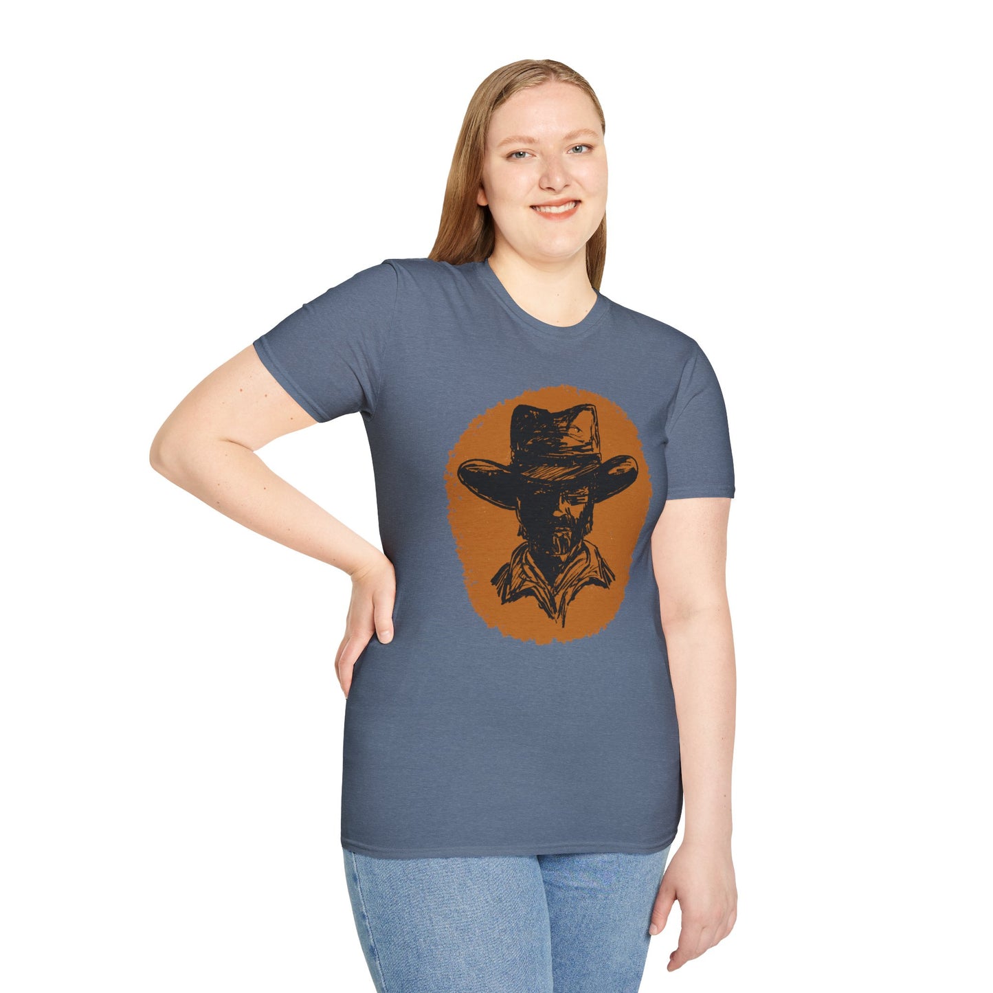 Southwest Cowboy Unisex T-Shirt - Western Rancher Design