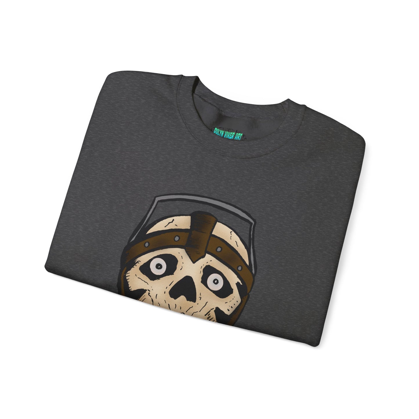 Screaming Skull Graphic Crewneck Sweatshirt - Unisex Heavy Blend