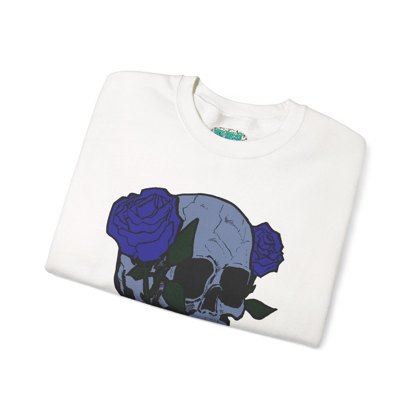 Rose Skull Crewneck Sweatshirt for Stylish Comfort