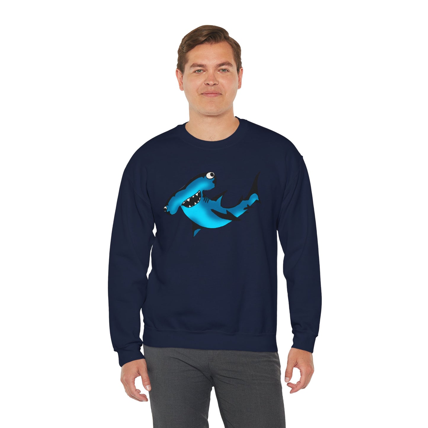 Harley Hammerhead Cute Shark Graphic Unisex Sweatshirt