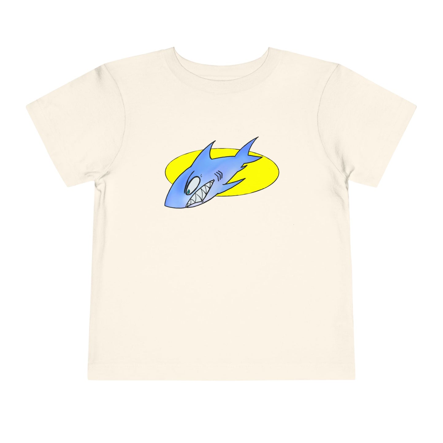 Toddler Shark Tee — Cute Blue Shark Graphic Kids Shirt