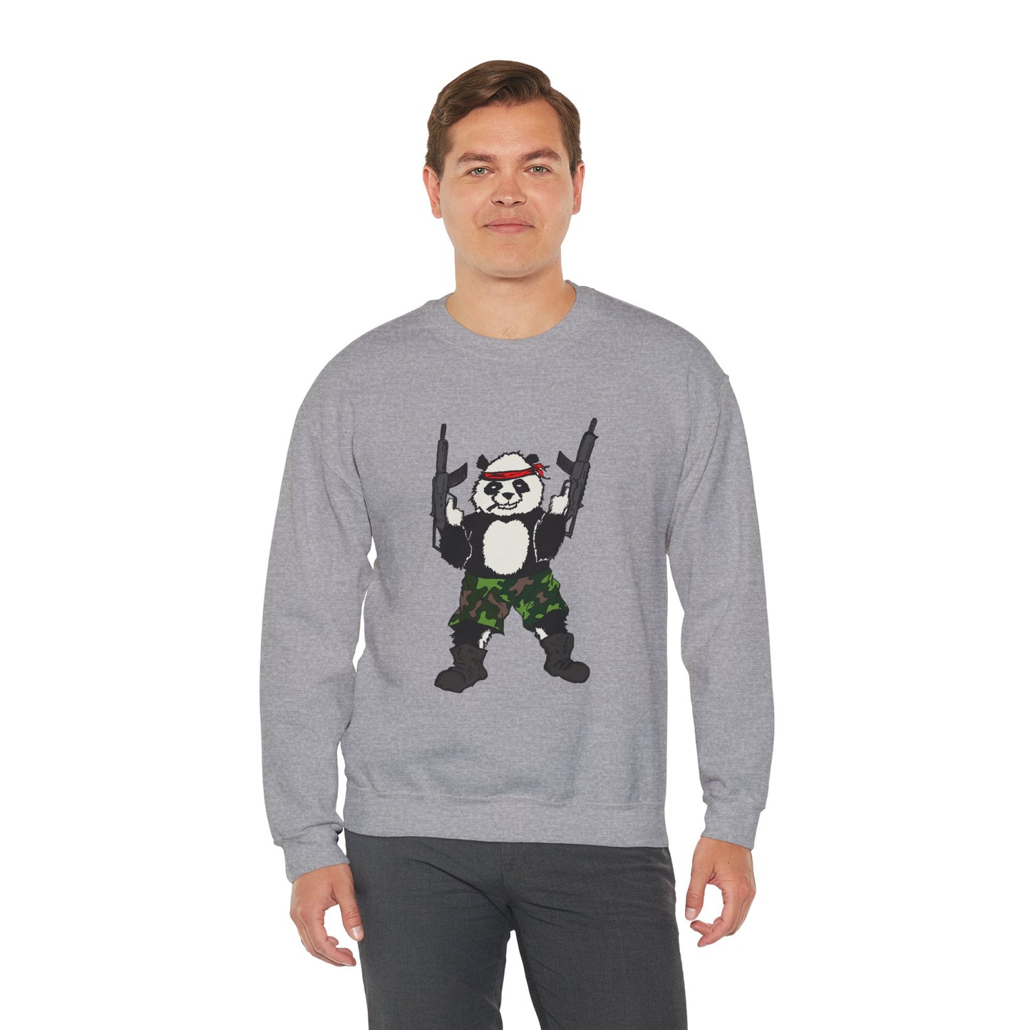 Panda Guns Crewneck Sweatshirt