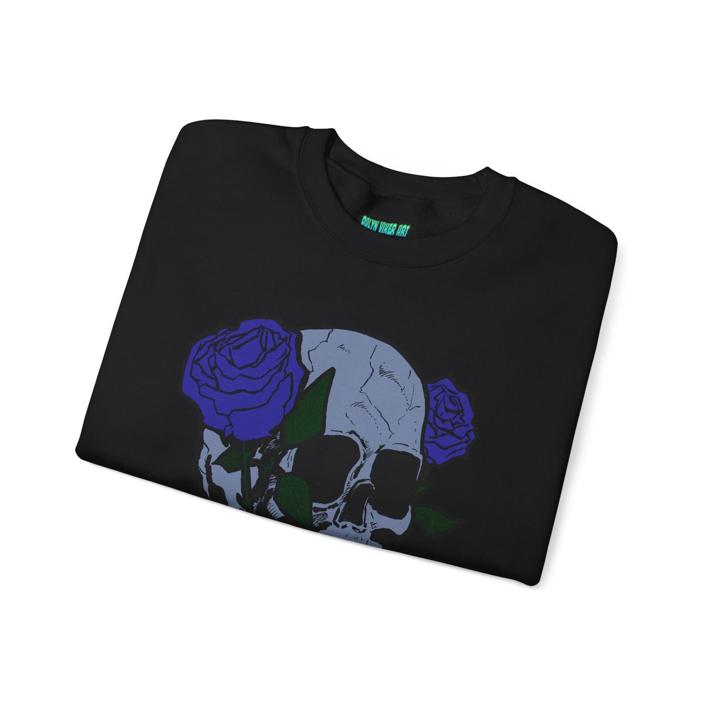 Rose Skull Crewneck Sweatshirt for Stylish Comfort