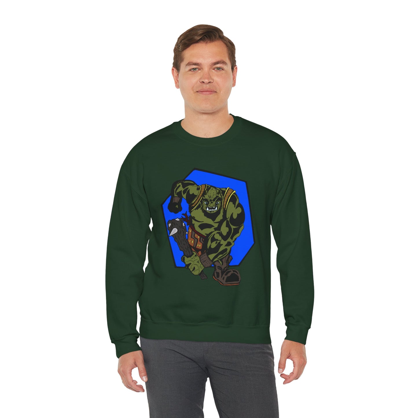 Rampaging Ogre Crewneck Sweatshirt for Marvel Fans