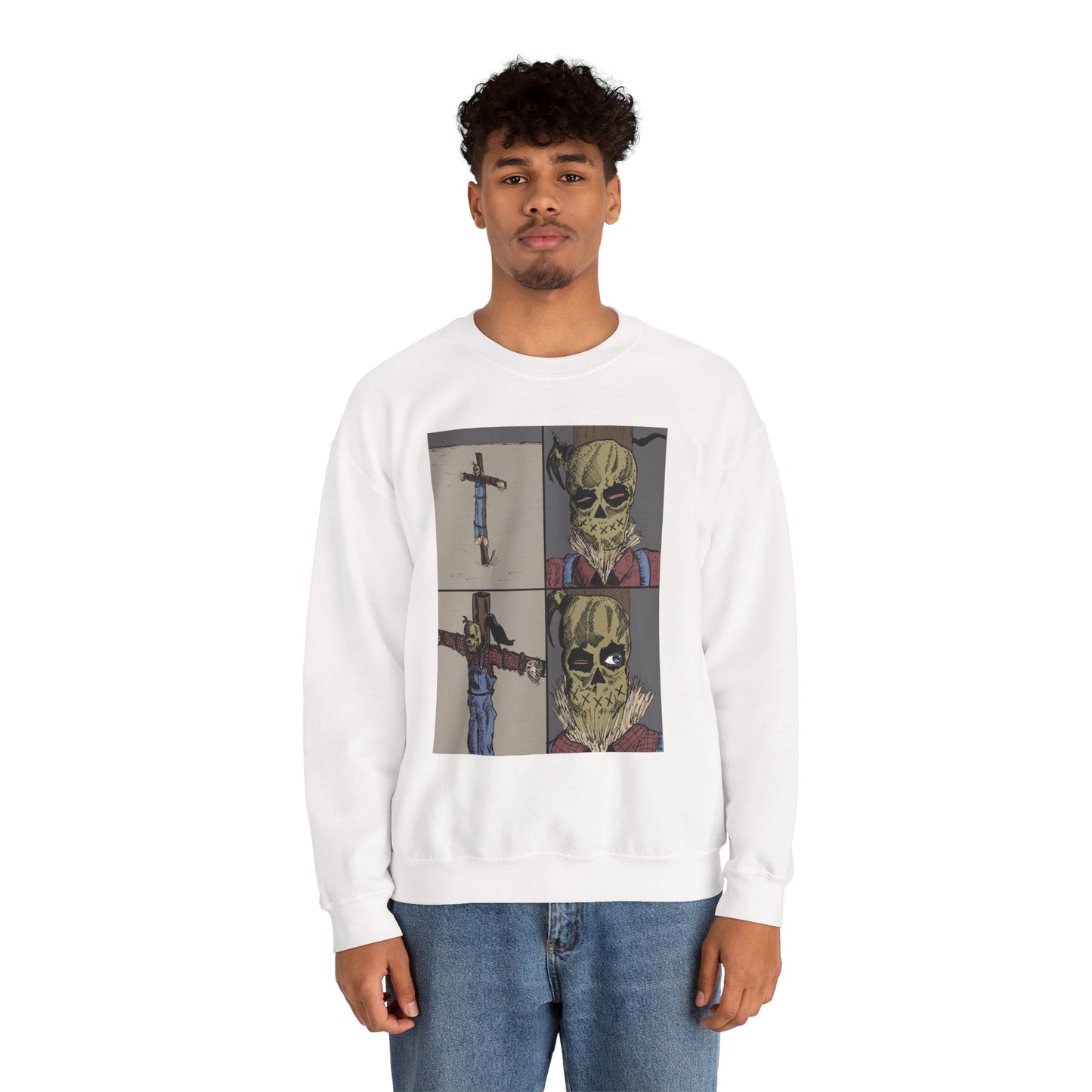 Scarecrow Graphic Crewneck Sweatshirt