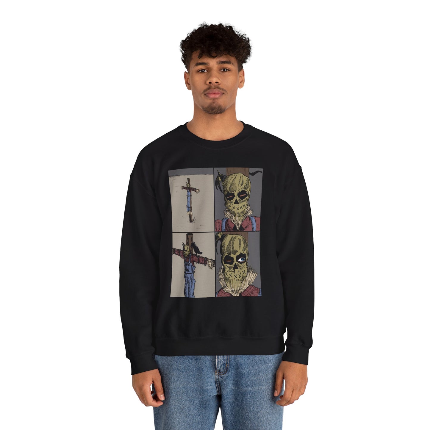Scarecrow Graphic Crewneck Sweatshirt