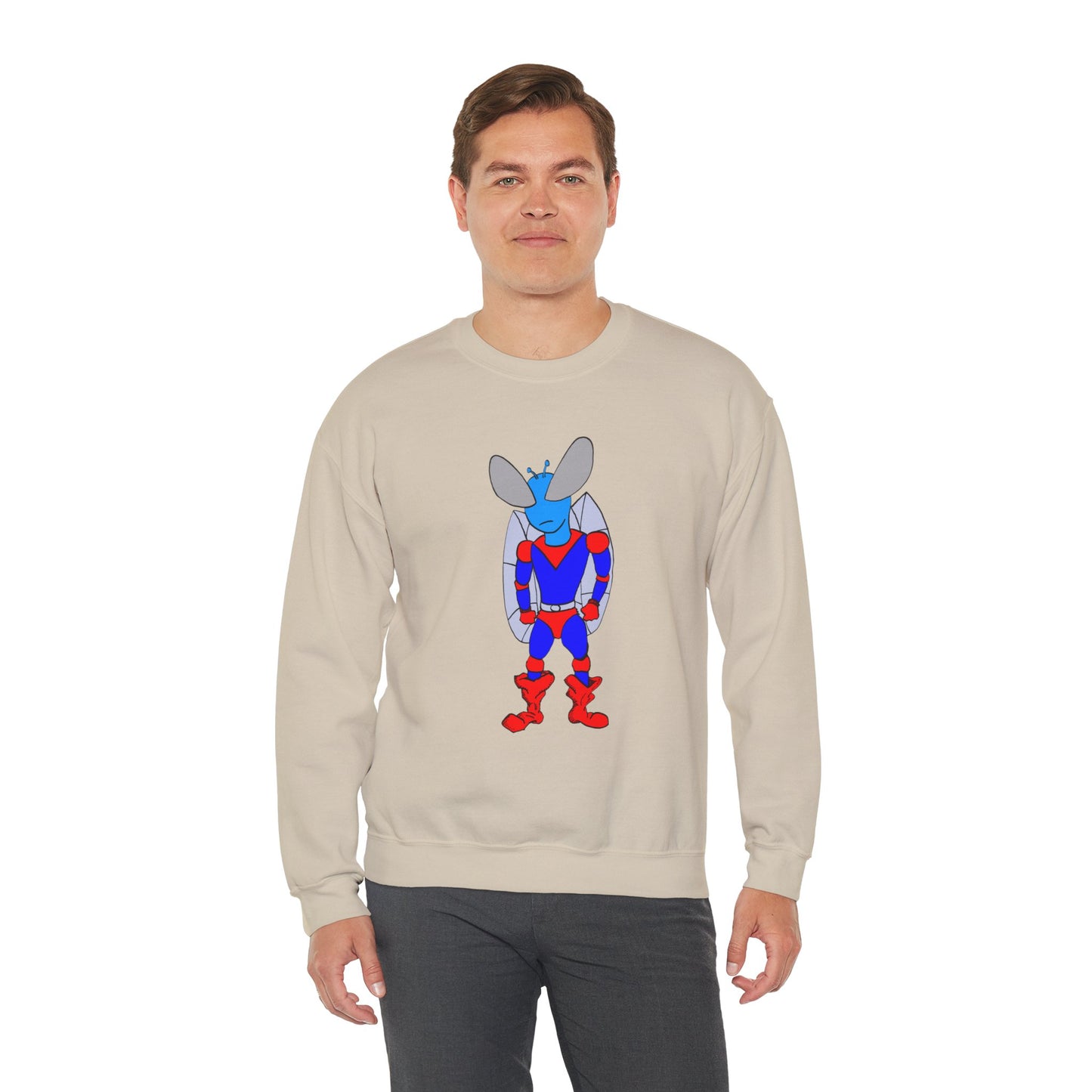 Superhero Agent 501 Unisex Heavy Blend™ Crewneck Sweatshirt