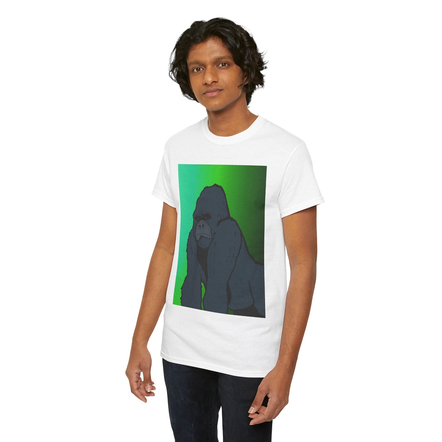 Gorilla Portrait Tee – Graphic Ape Illustration T-Shirt