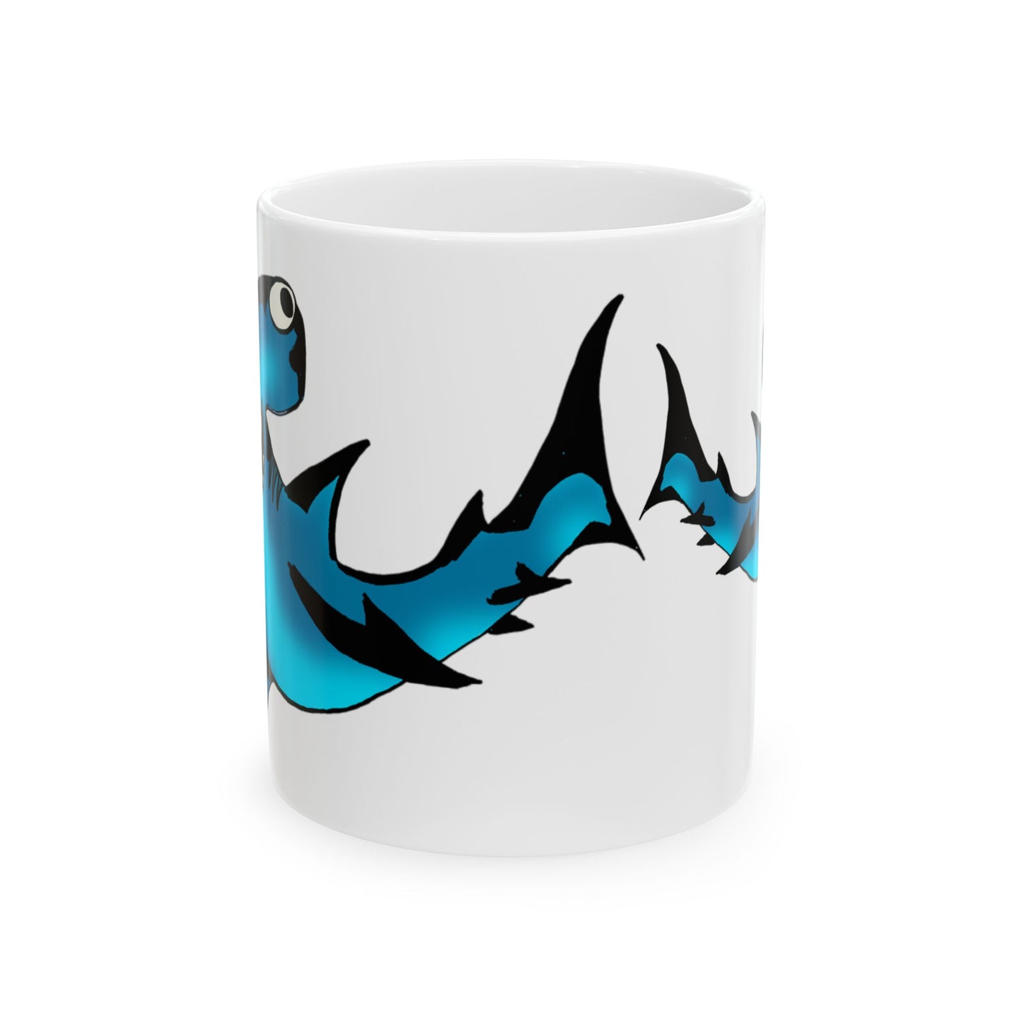 Cute Hammerhead Shark Ceramic Mug - Fun Gift for Animal Lovers