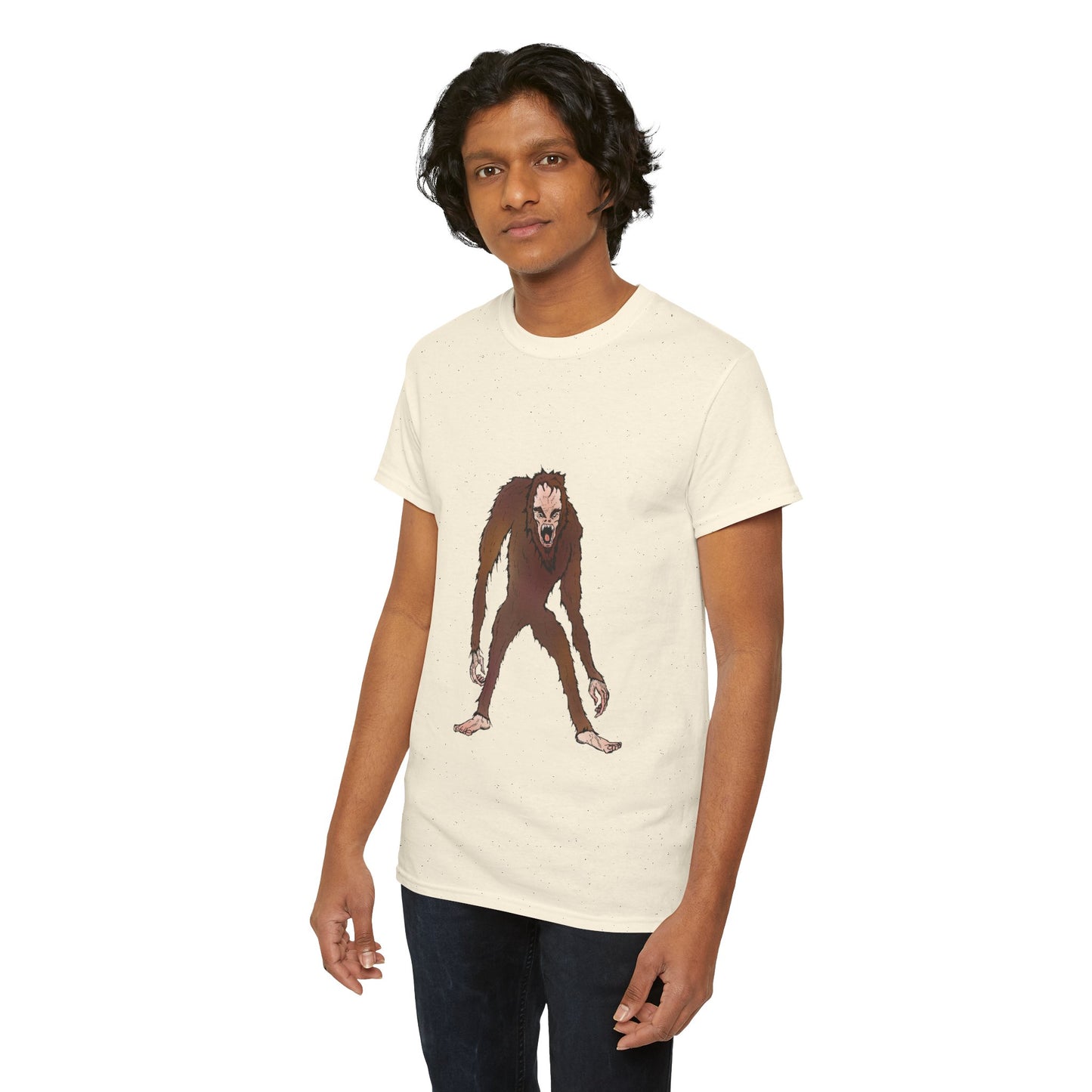 Bigfoot Sketch T‑Shirt — Retro Sasquatch Graphic Tee