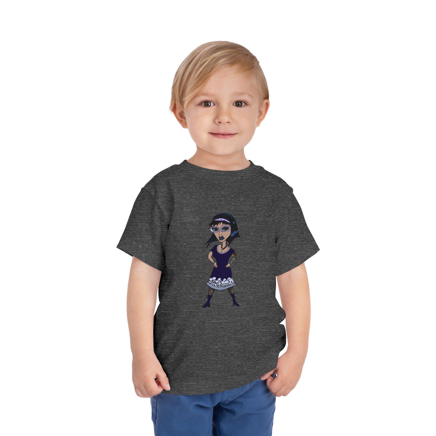 Goth Girl Toddler Tee