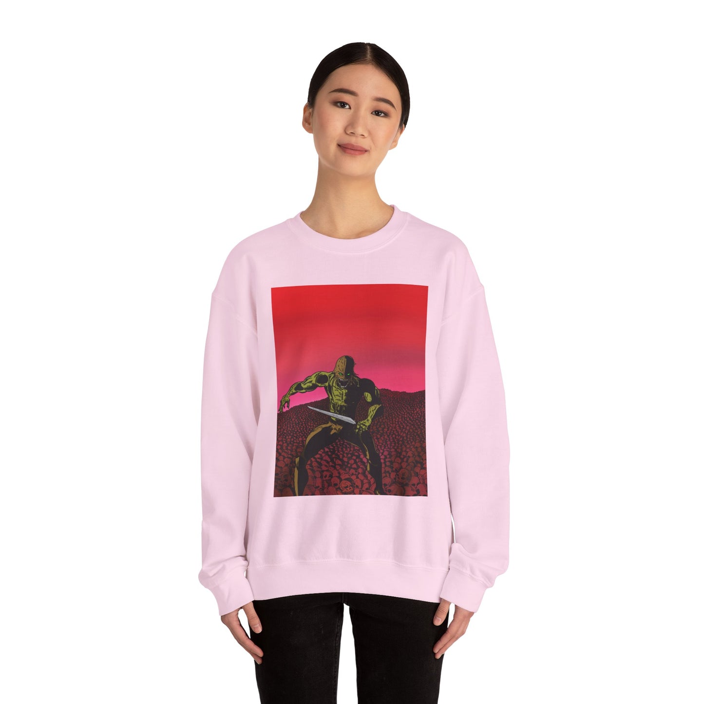 Retro Skull Master Graphic Unisex Crewneck Sweatshirt