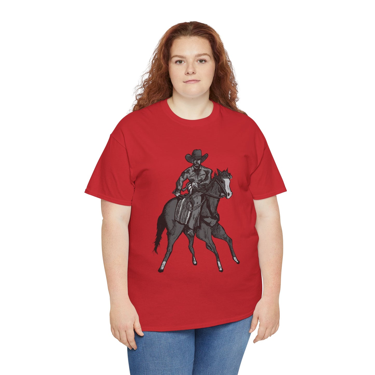 Cowboy on Horseback T‑Shirt — Vintage Western Rodeo Tee