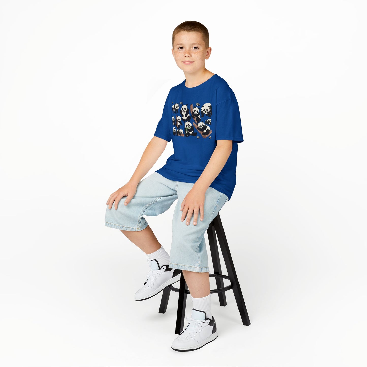 Panda Paradise Kids Tee, Cute Animal T-Shirt, Children's Gift, Birthday Present, Summer Wear, Eco-Friendly Fashion
