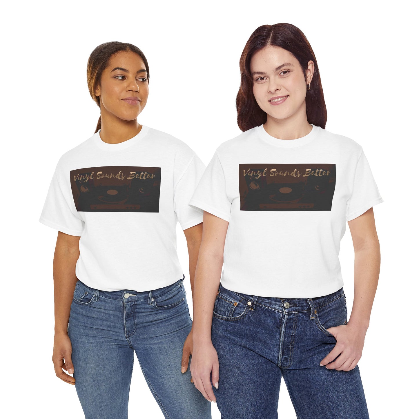 Vinyl Sounds Better T-Shirt — Retro Record Player Tee for Music Lovers