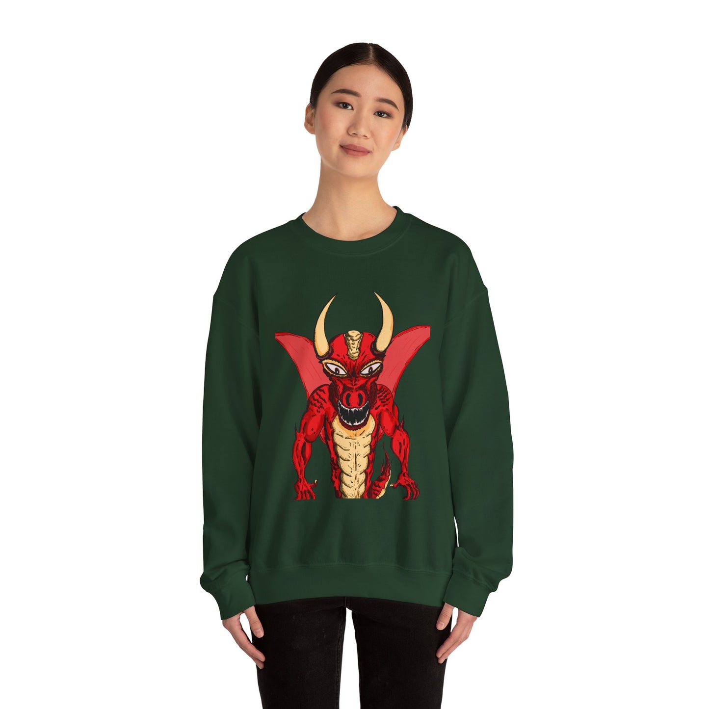 Fierce Dragon Unisex Crewneck Sweatshirt
