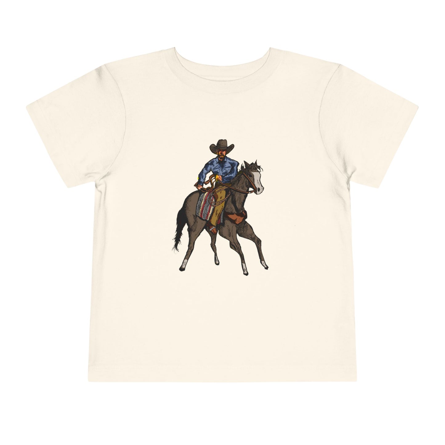Cowboy on Horse Toddler Tee