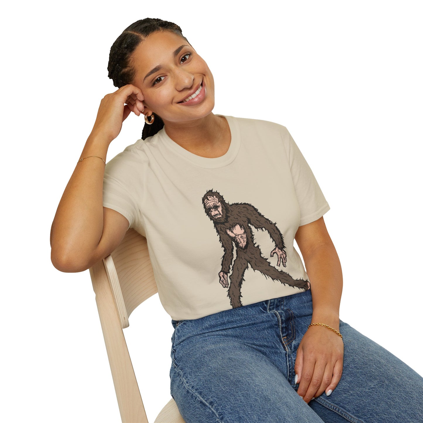 Bigfoot Stroll Unisex Softstyle T-Shirt