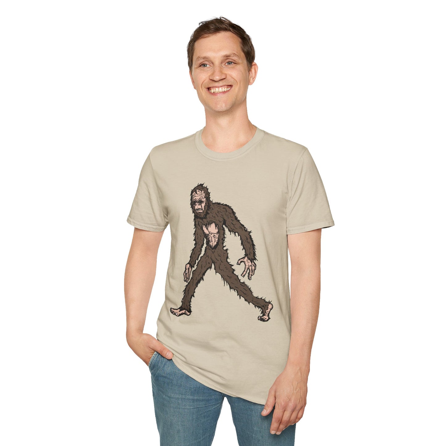 Bigfoot Stroll Unisex Softstyle T-Shirt