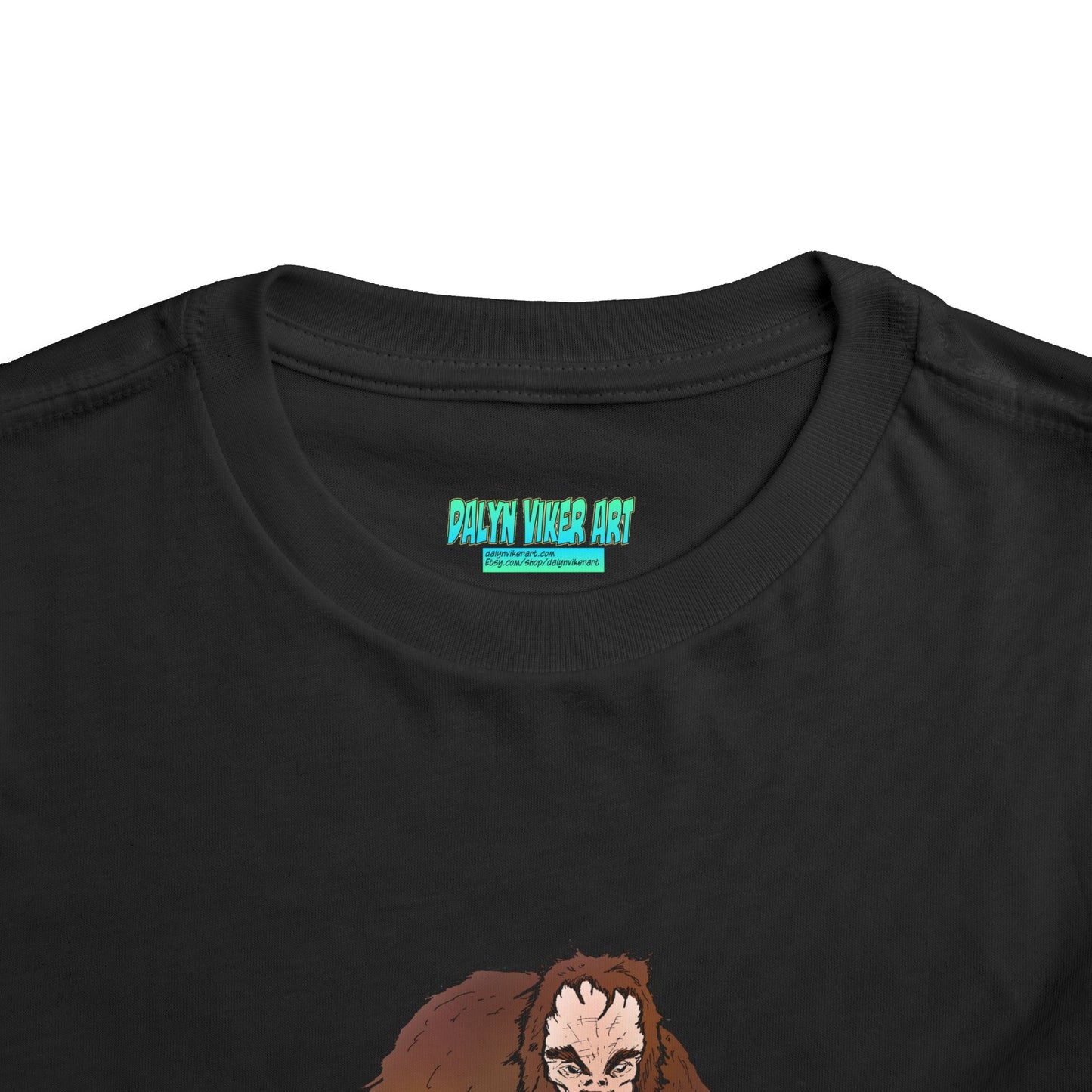 Toddler Tee — Cute Cartoon Kid-Friendly Bigfoot Graphic Shirt