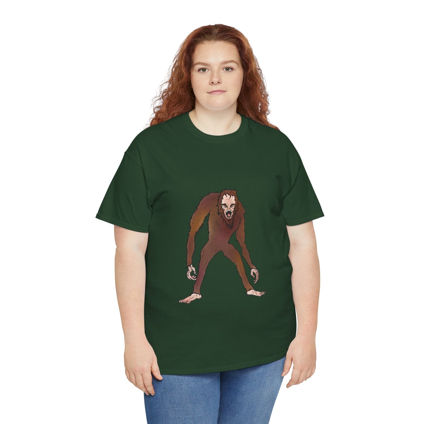 Bigfoot Sketch T‑Shirt — Retro Sasquatch Graphic Tee